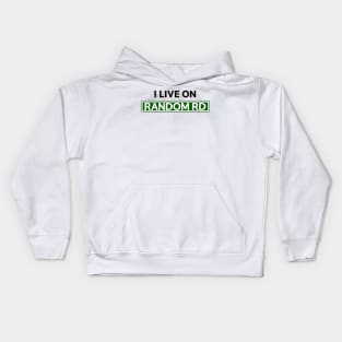 I live on Random Rd Kids Hoodie